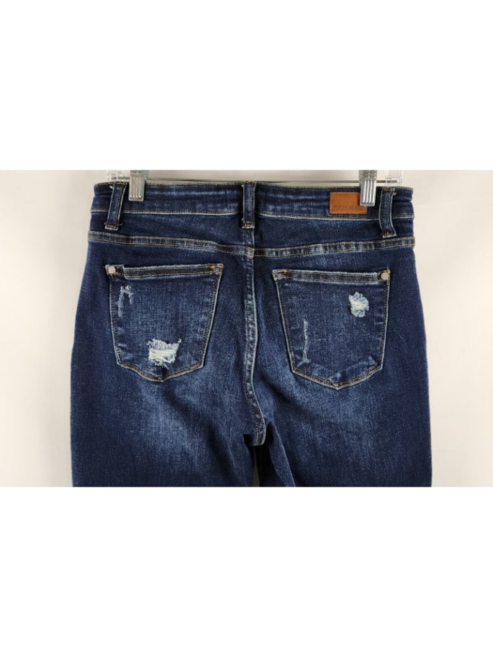 SOLD OUT Judy Blue Jeans Womens 9/29 Blue Slim Fit Distressed JB82104DK (29x29) - Picture 11 of 13